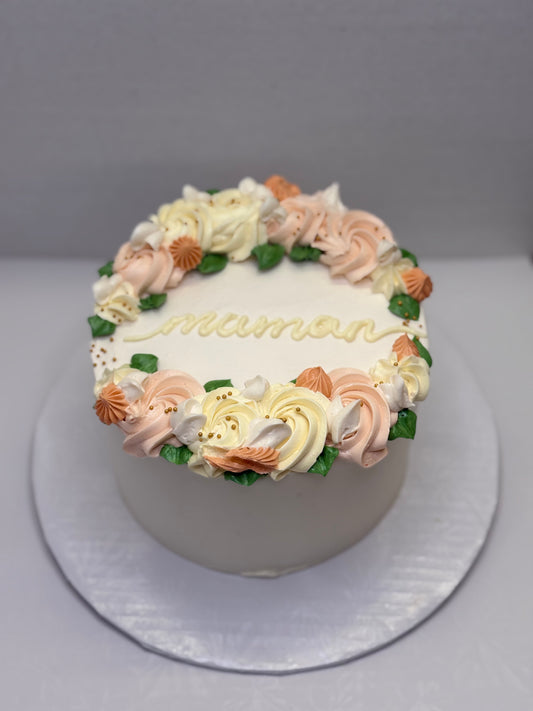 6" Floral Crown